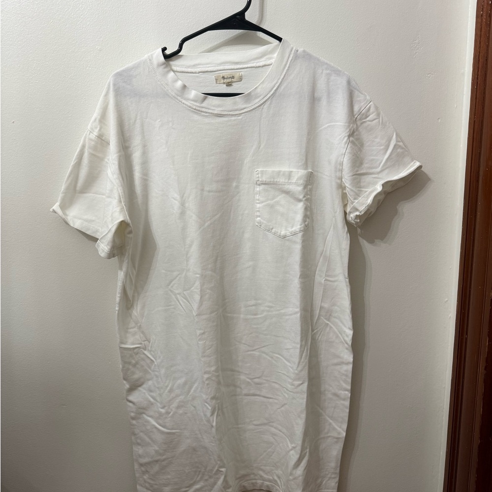 Madewell Whit T shirt dress